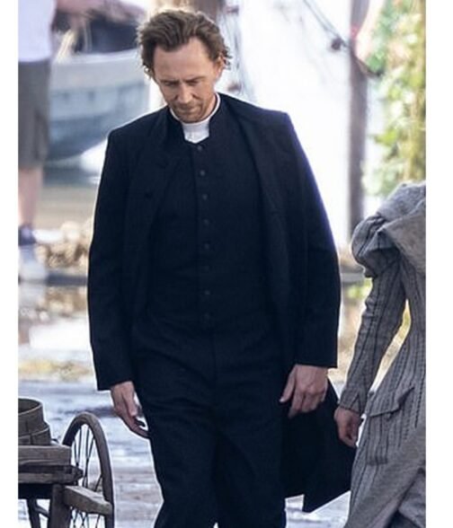 The Essex Serpent Movie Will Ransome Black Wool Coat - Image 2