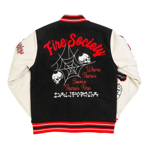 The Fire Society Varsity Jacket - Image 6