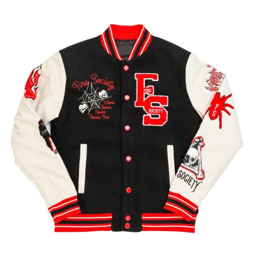 The Fire Society Varsity Jacket - Image 2