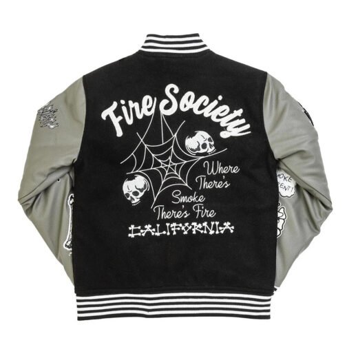 The Fire Society Varsity Jacket - Image 8