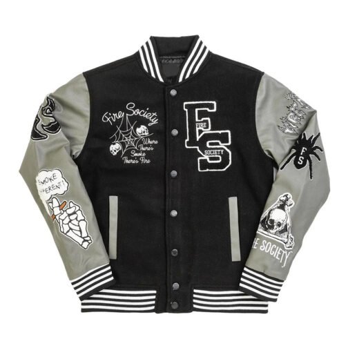 The Fire Society Varsity Jacket - Image 4