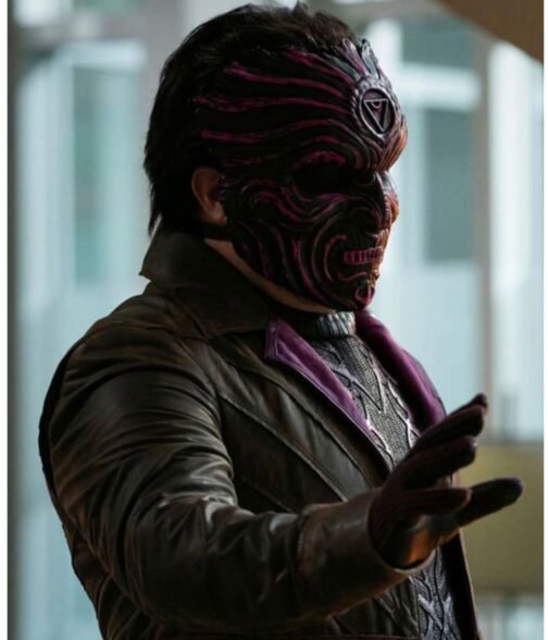 The Flash S07 Bashir Malik Brown Leather Coat - Image 3