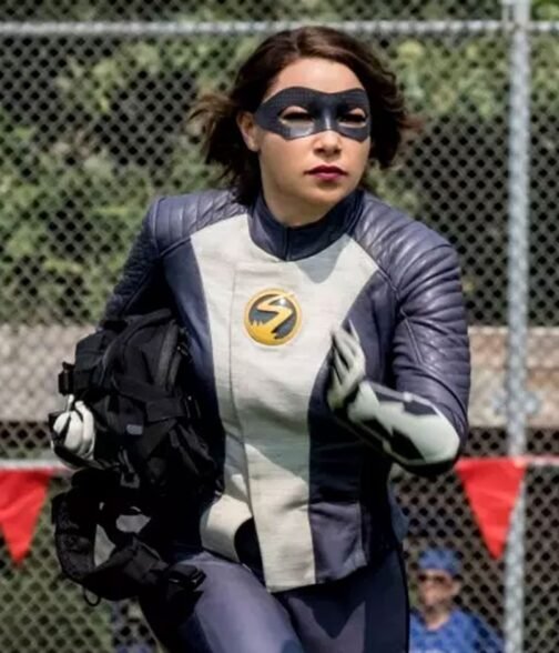 Nora Allen The Flash Leather Jacket - Image 12