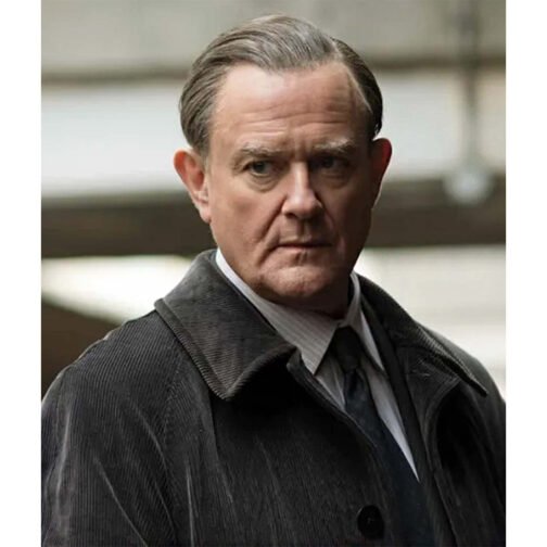The Gold Hugh Bonneville Corduroy Coat - Image 4