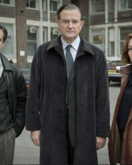 The Gold Hugh Bonneville Corduroy Coat