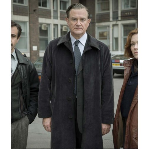 The Gold Hugh Bonneville Corduroy Coat - Image 2