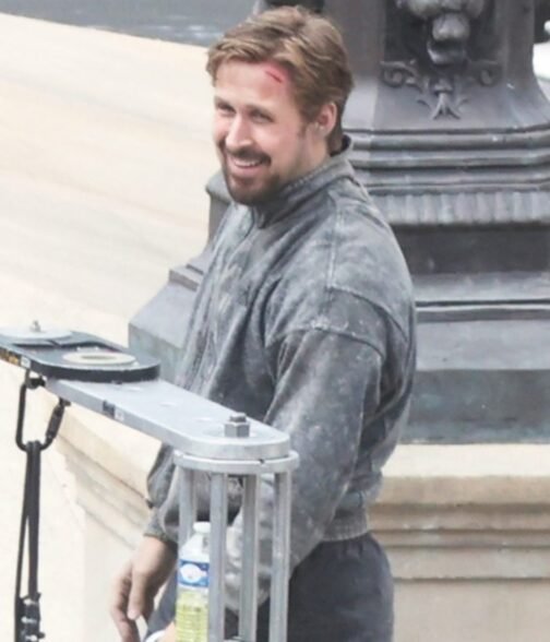 Ryan Gosling The Gray Man Grey Jacket - Image 13
