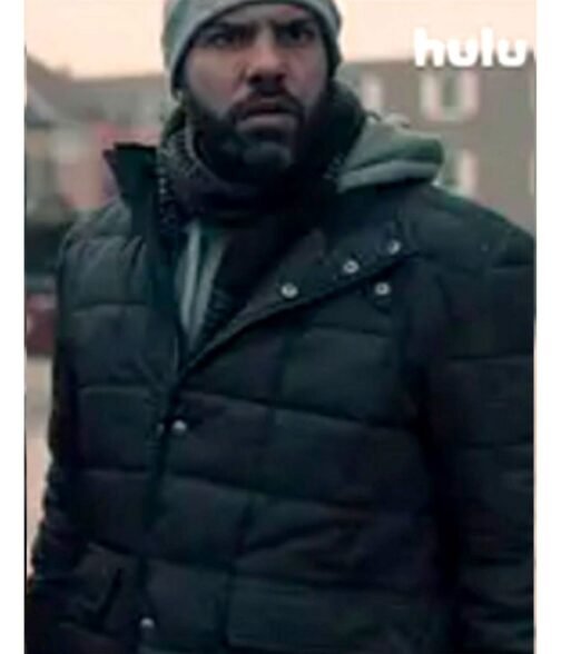 The Handmaid’s Tale S05 O-T Fagbenle Black Puffer Jacket - Image 2