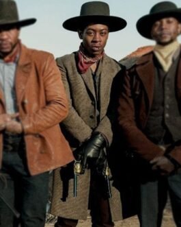 The Harder They Fall RJ Cyler Gray Wool Coat