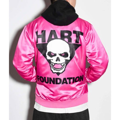 The Hart Foundation Bret Hart Bomber Jacket - Image 6