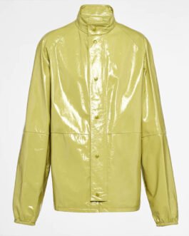 Kim Kardashian The Kardashians Glossy Effect Leather Jacket