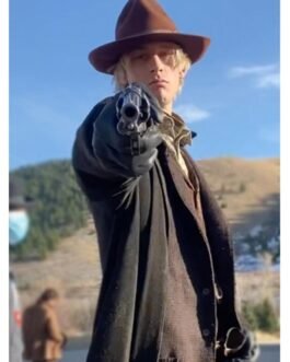 The Last Son Machine Gun Kelly Black Suede Coat