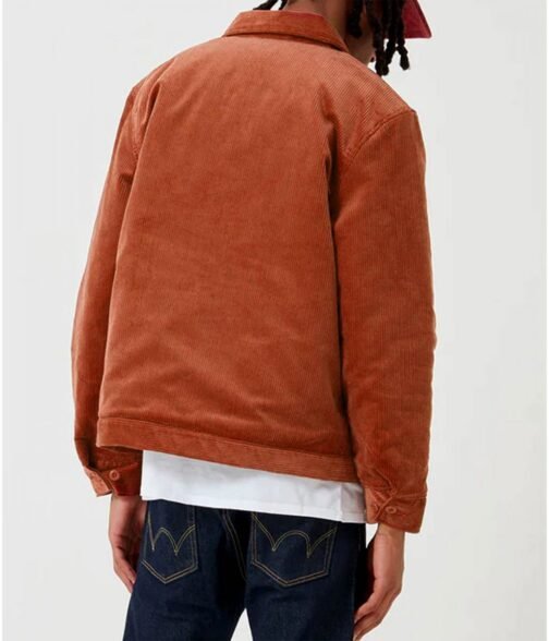 Paapa Essiedu The Lazarus Project Cotton Orange Jacket - Image 3