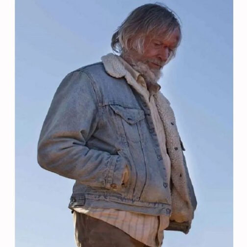 The Leftovers Kevin Garvey Denim Shearling Jacket - Image 7
