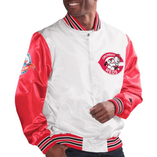 The Legend Cincinnati Reds White Jacket - Image 4