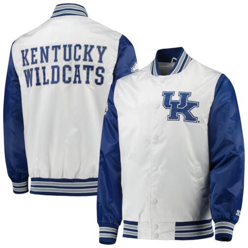 The Legend Kentucky Wildcats White and Blue Jacket - Image 4