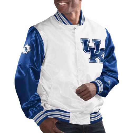 The Legend Kentucky Wildcats White and Blue Jacket - Image 3