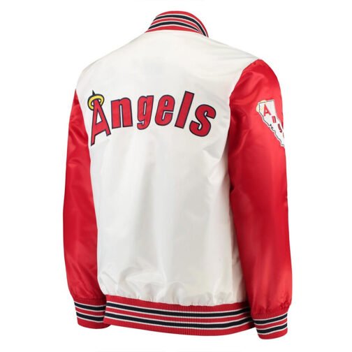 LA Angels The Legend White and Red Jacket - Image 2