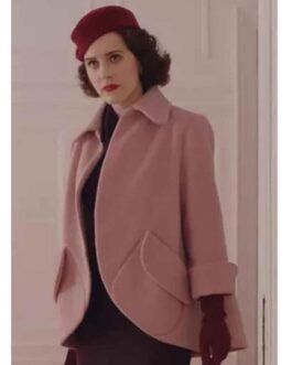 Mrs Maisel The Marvelous Rachel Brosnahan Pink Wool Blazer