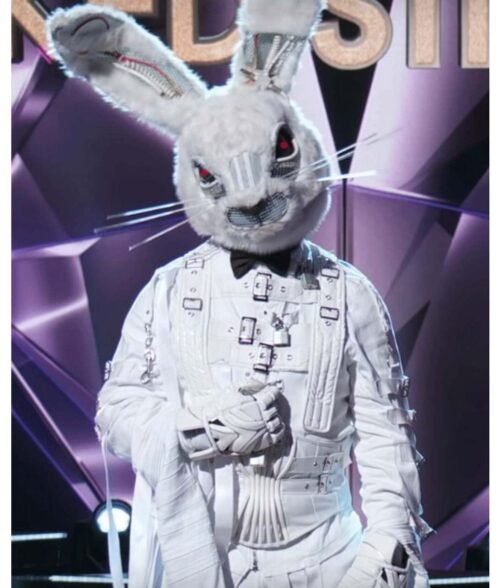 Rabbit The Masked Belted White Jacket - Image 5