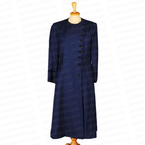 Doctor Who Sacha Dhawan Blue Coat