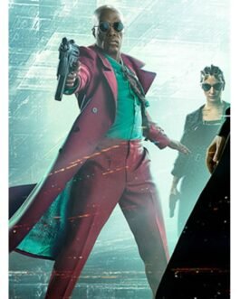 Yahya Abdul-Mateen II The Matrix Resurrections Pink Coat