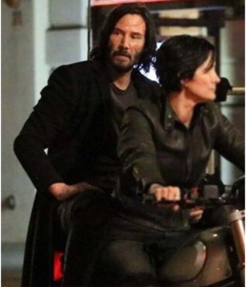 Keanu Reeves The Matrix 4 Coat - Image 9
