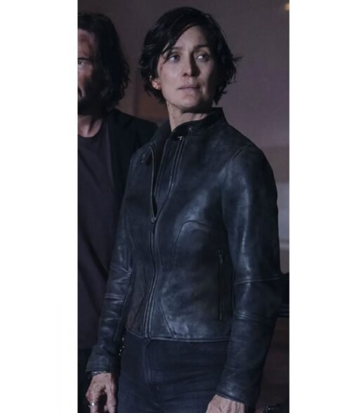 The Matrix Resurrections Tiffany Black Leather Jacket