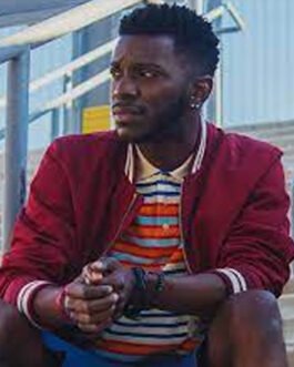 The Mayor Bernard David Jones Red Bomber Jacket