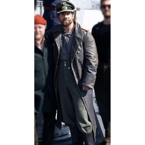 The Ministry of Ungentlemanly Warfare Gus March-Phillips Leather Coat - Image 3