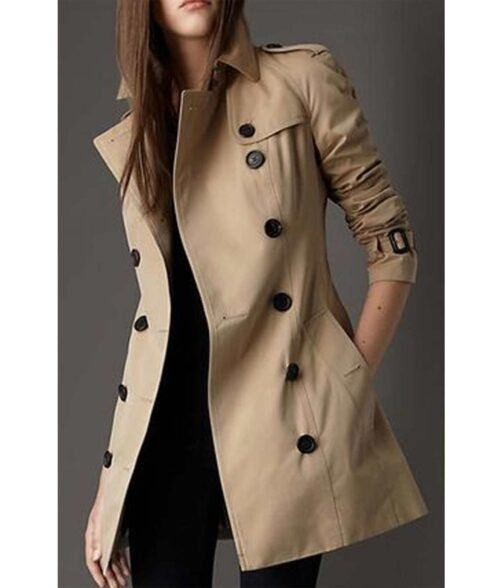The Moderator Irma Lake Beige Coat - Image 5