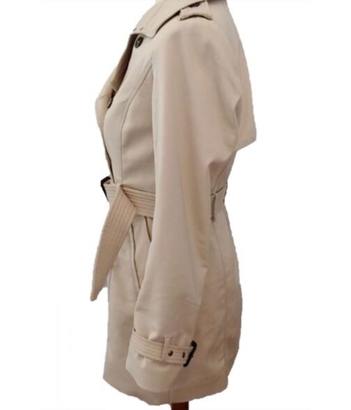 The Moderator Irma Lake Beige Coat - Image 7