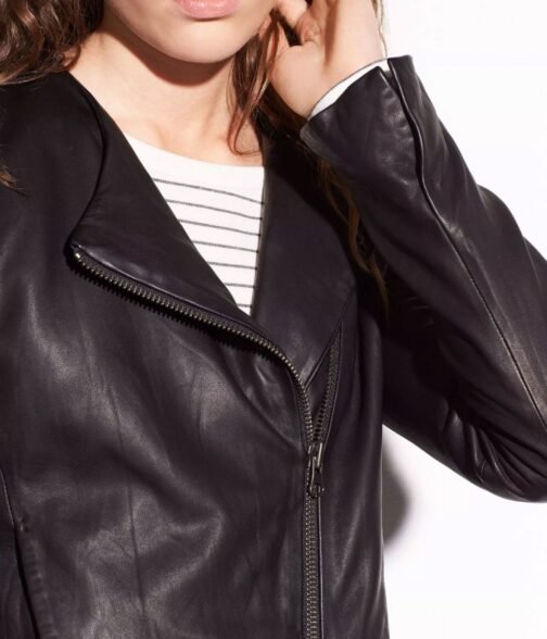 The Morning Show Reese Witherspoon Collarless Leather Jacket - Image 5