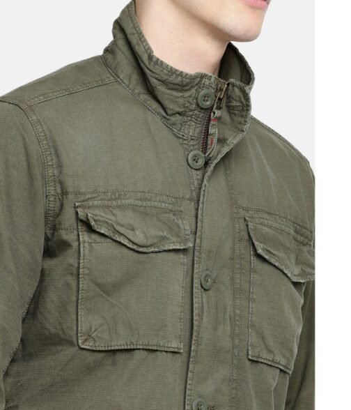 Tom Cruise The Mummy Cotton Green Jacket - Image 6