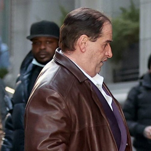 The Penguin Oz Cobb Brown Leather Coat - Image 13