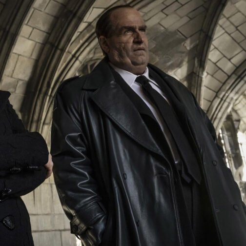 The Penguin Oz Cobb Leather Coat - Image 8