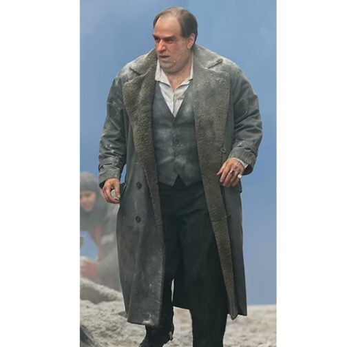 The Penguin Oz Cobb Shearling Coat - Image 9