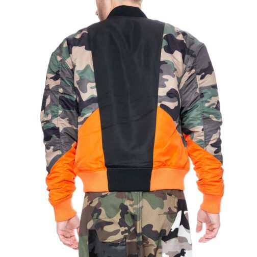 The Penguin Rhenzy Feliz Camo Bomber Jacket - Image 3