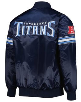 Navy The Pick and Roll Tennessee Titans Jacket