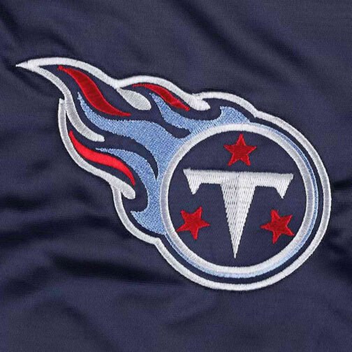 Navy The Pick and Roll Tennessee Titans Jacket - Image 4