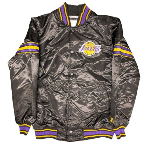 Black Los Angeles Lakers Pick & Roll Jacket