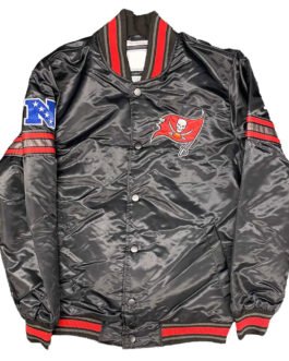 Black Tampa Bay Buccaneers Pick & Roll Jacket