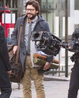 The Professor Money Heist Hooded Duffle Coat