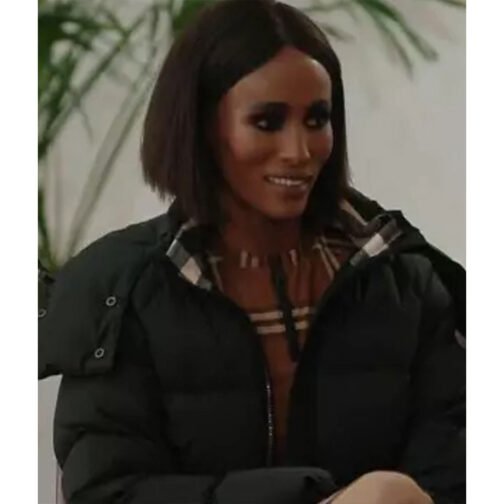 Chanel Ayan Real Housewives of Dubai Puffer Black Jacket - Image 7