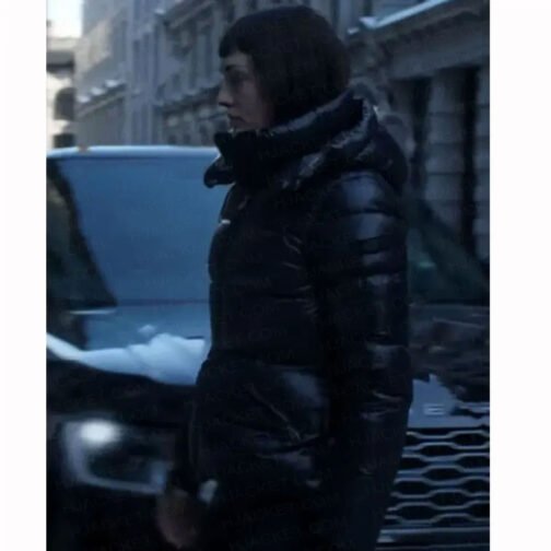 The Recruit Laura Haddock Puffer Jacket - Image 9