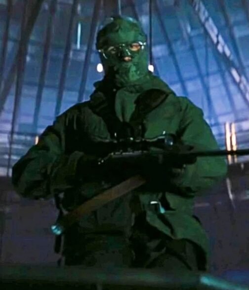 Paul Dano The Batman Edward Nashton Green Jacket - Image 14