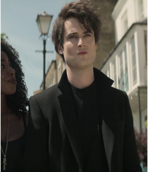 The Sandman Tom Sturridge Black Wool Coat - Image 17