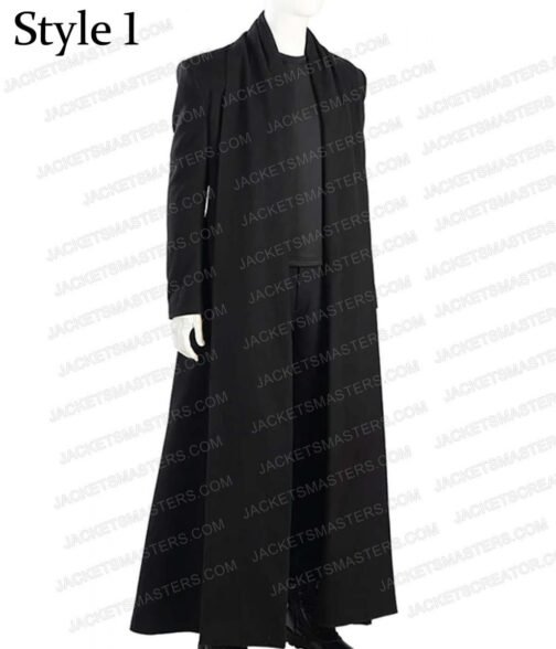 The Sandman Tom Sturridge Black Wool Coat - Image 8