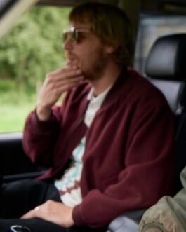 The Score Johnny Flynn Maroon Wool Jacket