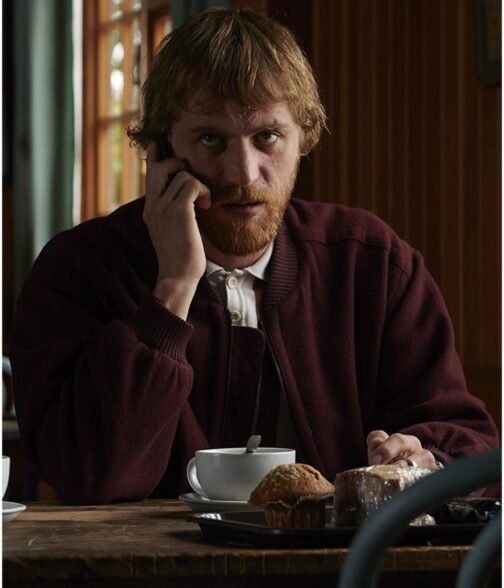 The Score Johnny Flynn Maroon Wool Jacket